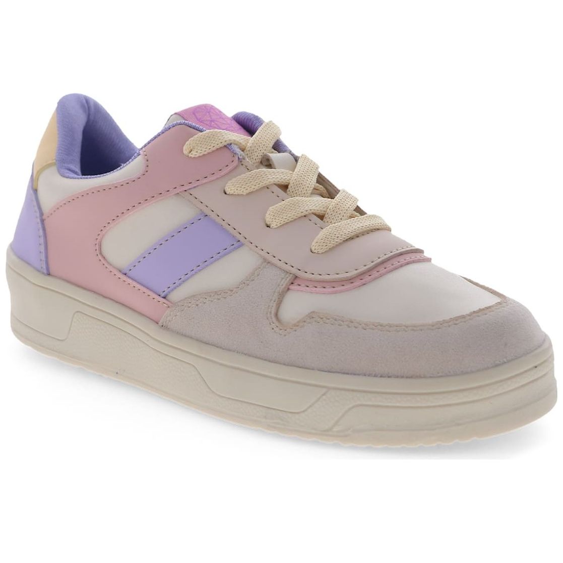 Tenis con Agujeta para Niña 18-24 Beige Tropicana