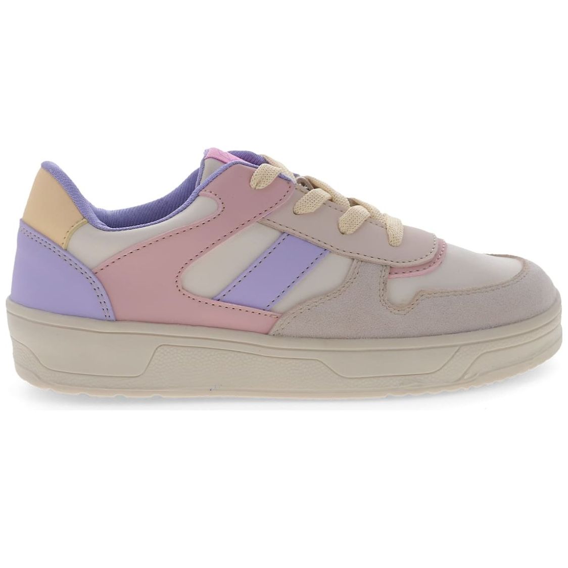 Tenis con Agujeta para Niña 18-24 Beige Tropicana