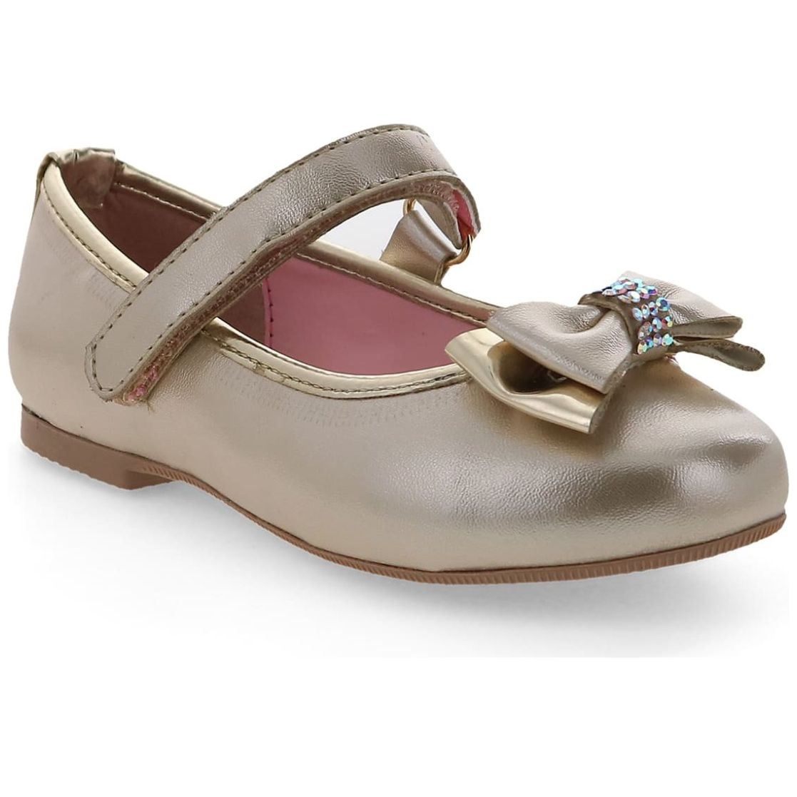 Balerina Moño con Velcro para Niña 15-18 Plata Tropicana