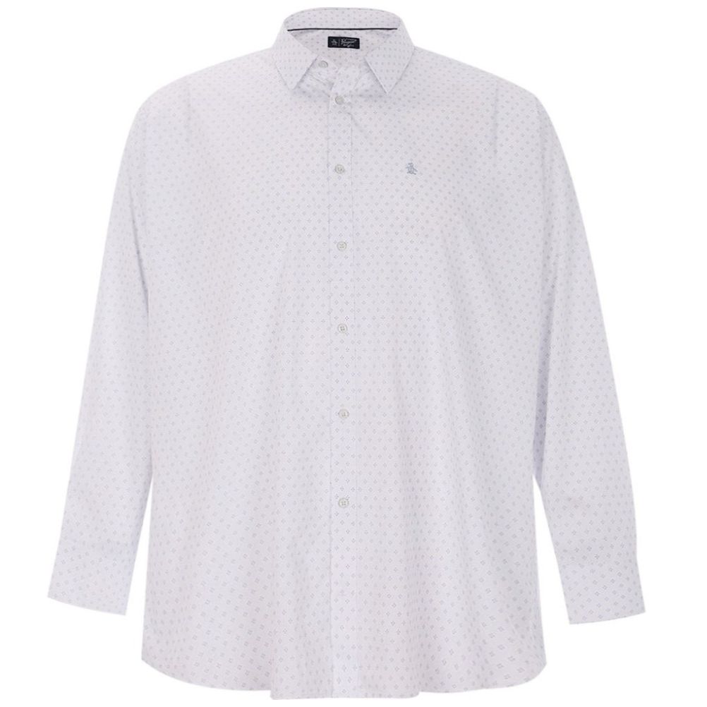 Camisa de Vestir para Hombre Plus Estampada Original Penguin