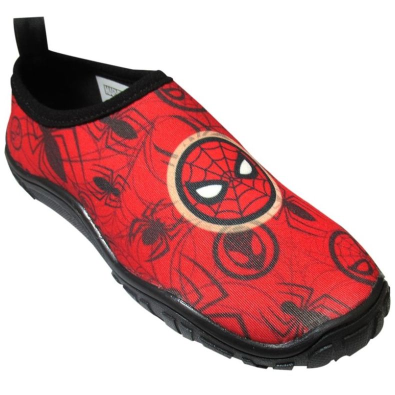 Marvel Spider-Man - Tenis con luz para niños pequeños, color azul rey