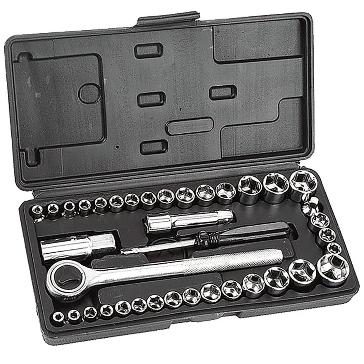 Set Autocle Herramientas 40Pz Dados - 1/4 & 3/8 In Onsite