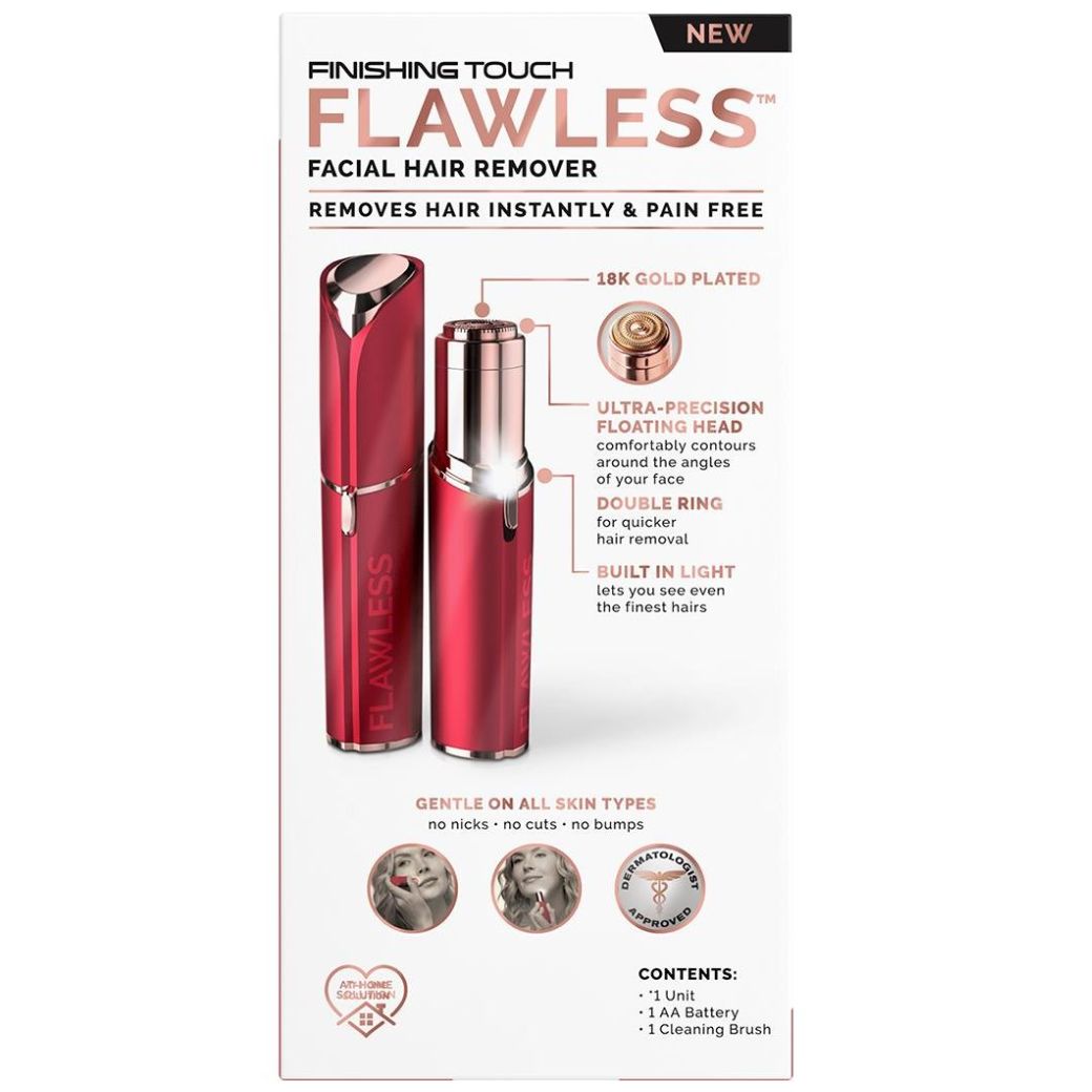Depiladora Facial Flawless Red