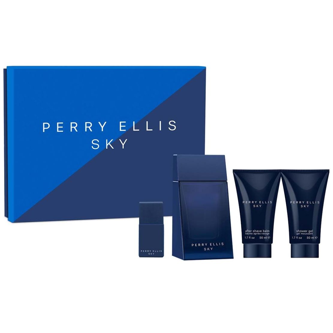 Set para Hombre Perry Ellis Sky Edt 100 Ml