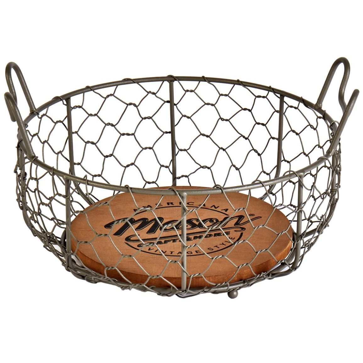 Cesta de Alambre con Agarraderas para Pan Mason Craft & More