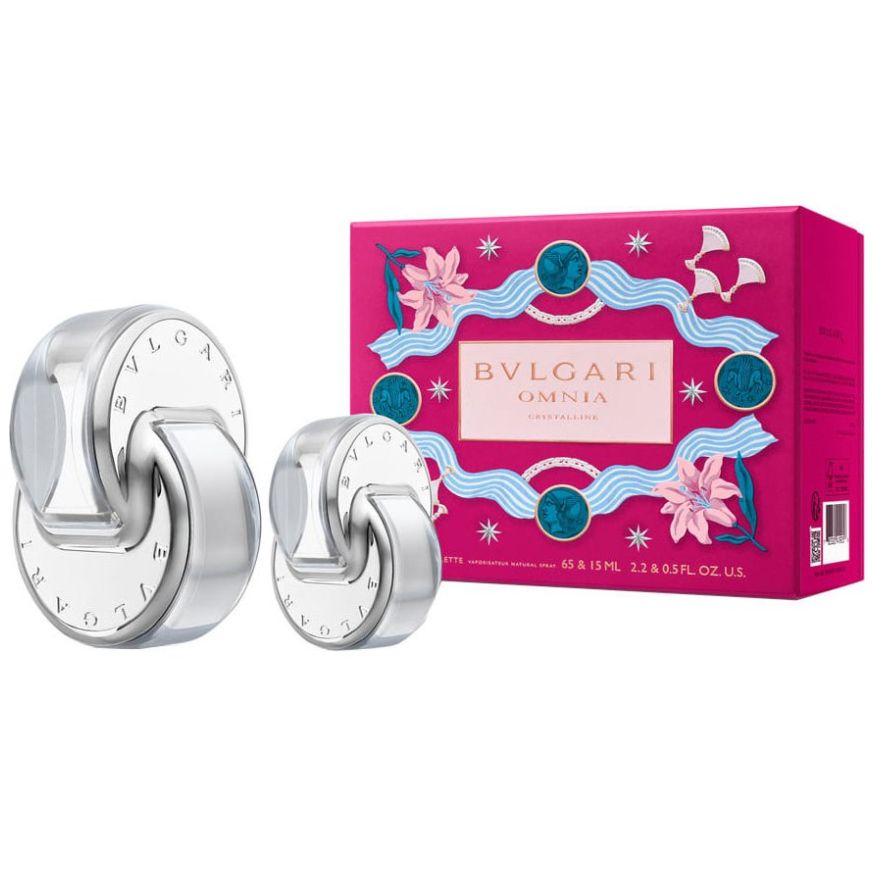 Set Fragancia para Mujer Bvlgari Omnia Crystalline 65Ml Edt + 15Ml Edt