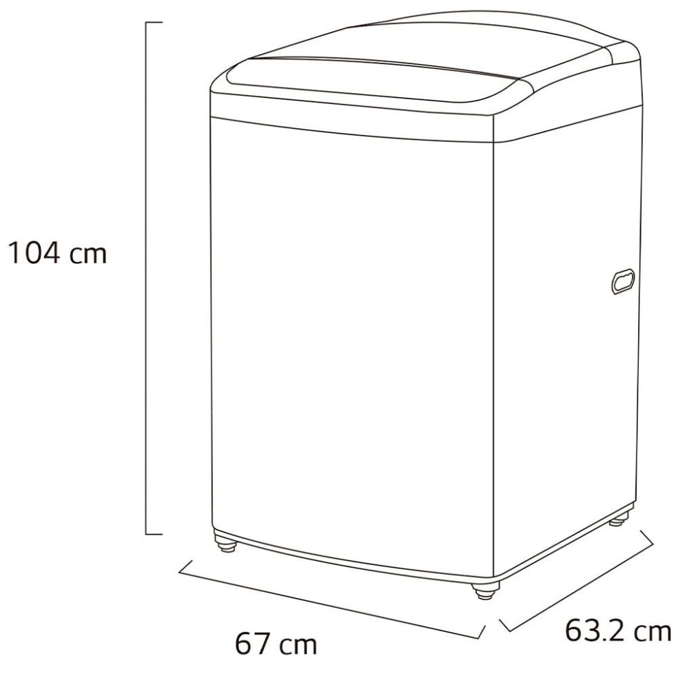Lavadora Lg Plata Carga Superior 21Kg Wt21Vv6