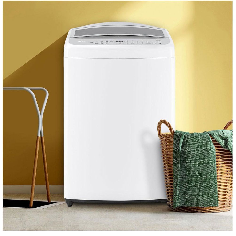 Lavadora Lg Carga Superior Inteligente con Motor Inverter Ai Dd con Turbo Wash 21 Kg - Blanco Wt21Wv6