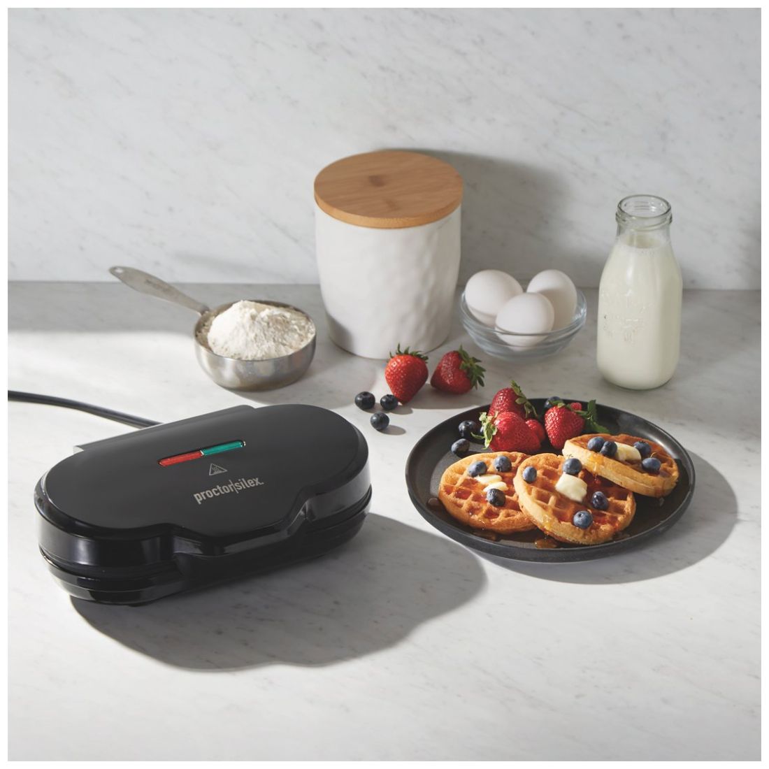 Waflera Doble Proctor Silex 26102