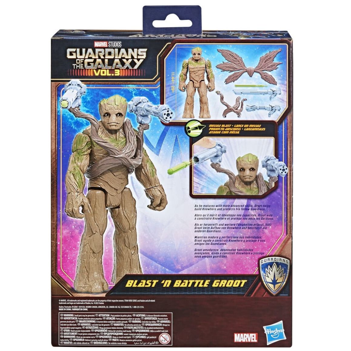 Guardianes Ggm Titan Hero Dlx Groot