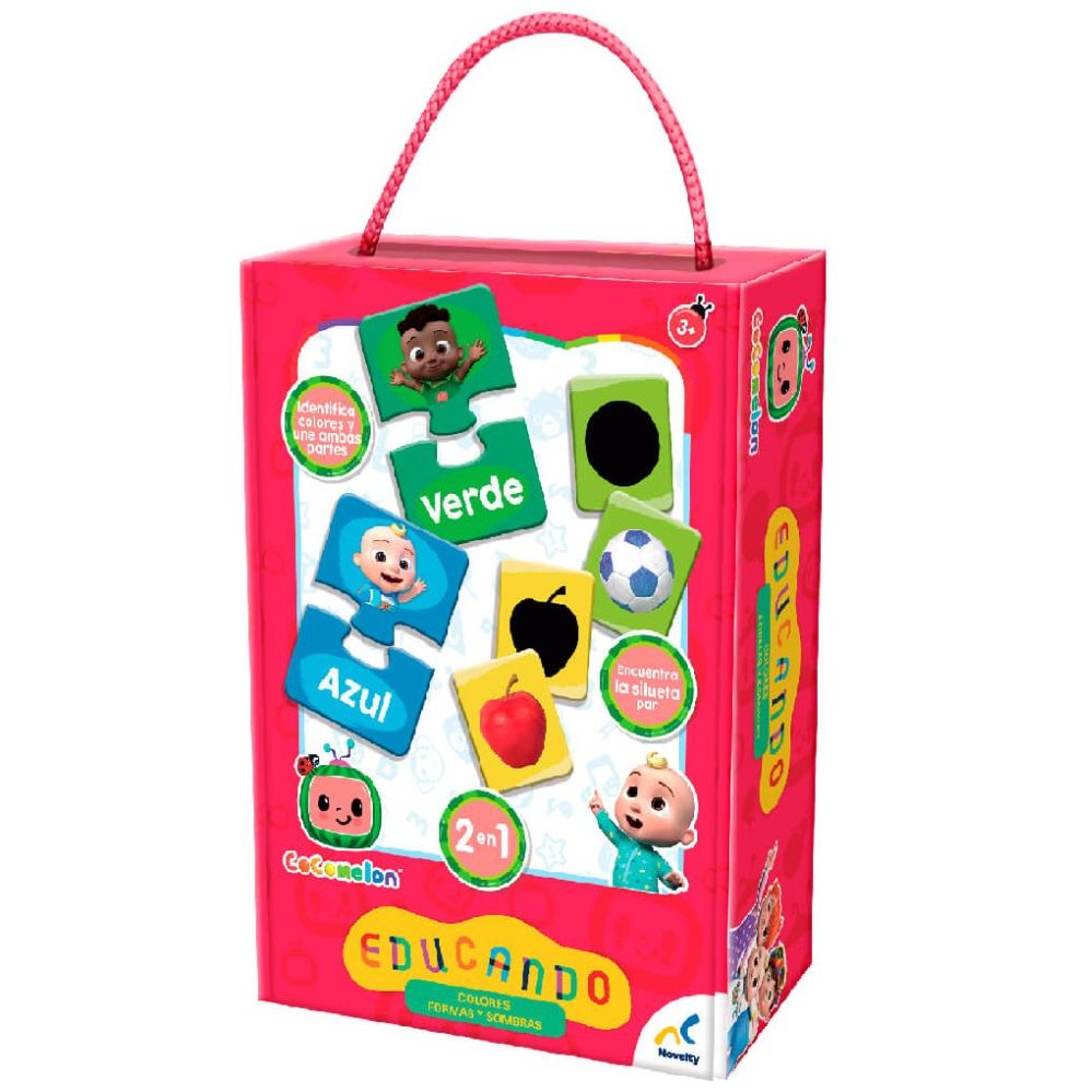  Juego de Mesa Cocomelon de Formas Colores Y Sombras