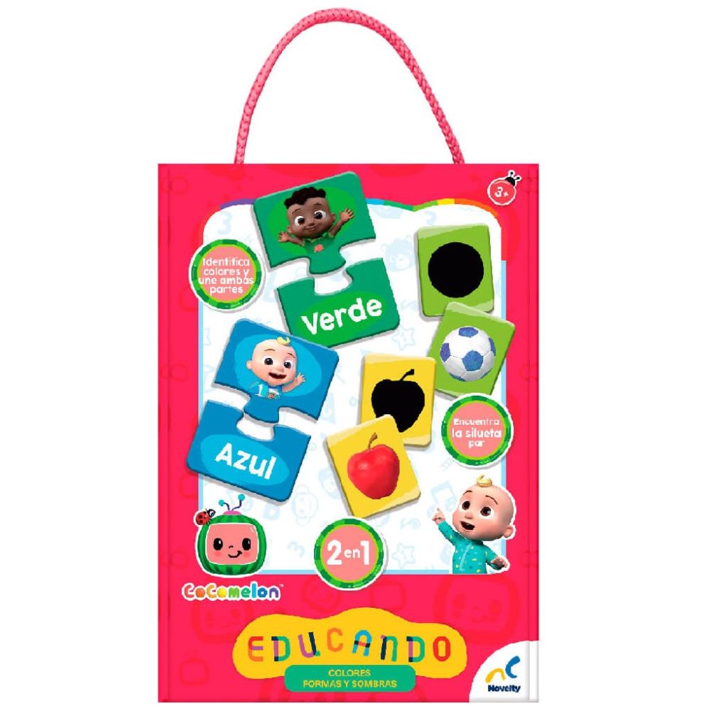  Juego de Mesa Cocomelon de Formas Colores Y Sombras