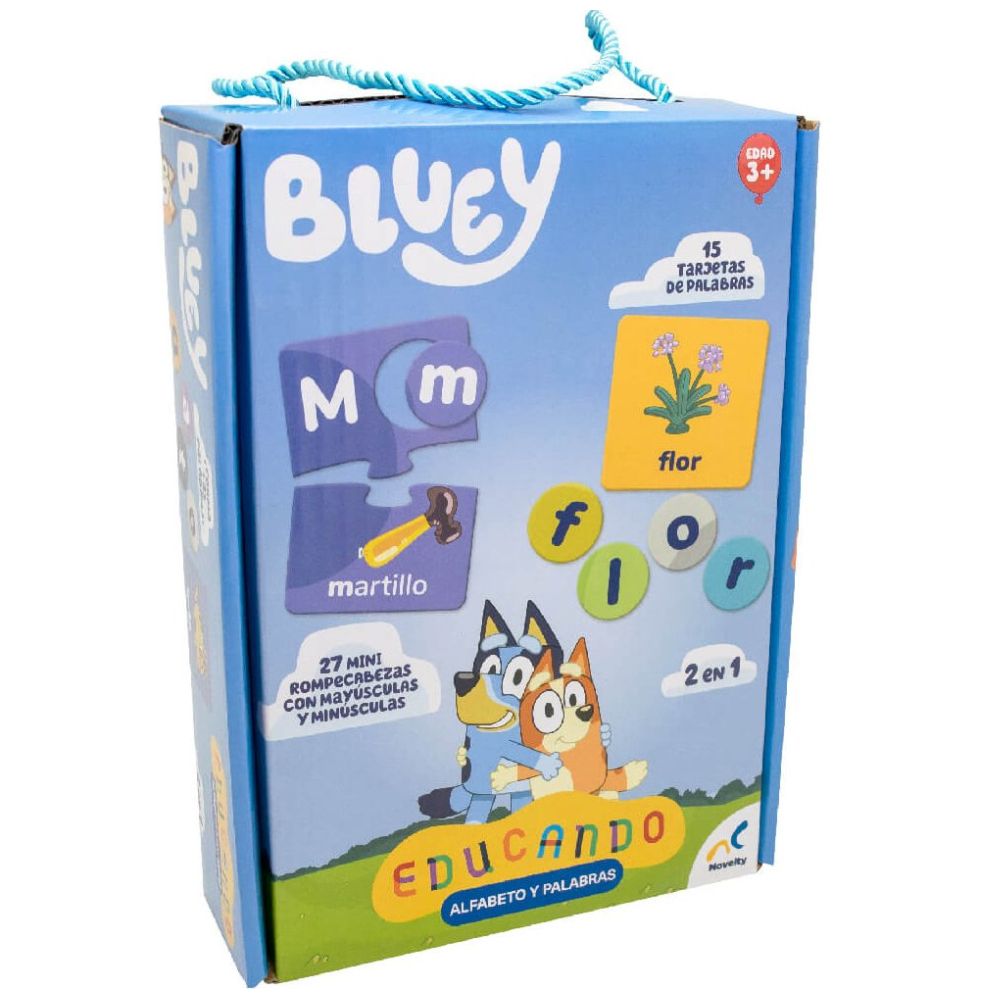 Juego de Mesa Bluey Alfabetos Y Palabras