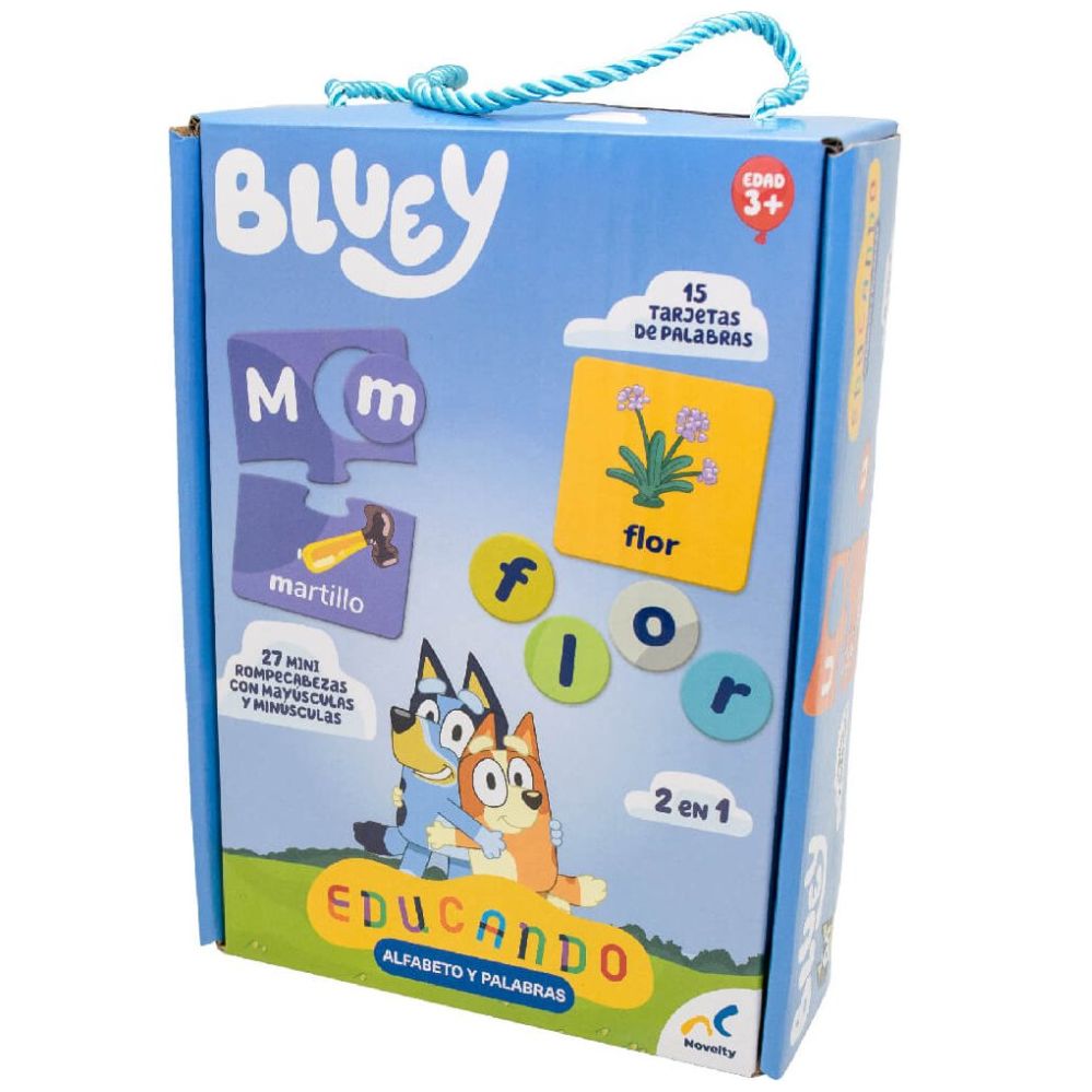 Juego de Mesa Bluey Alfabetos Y Palabras