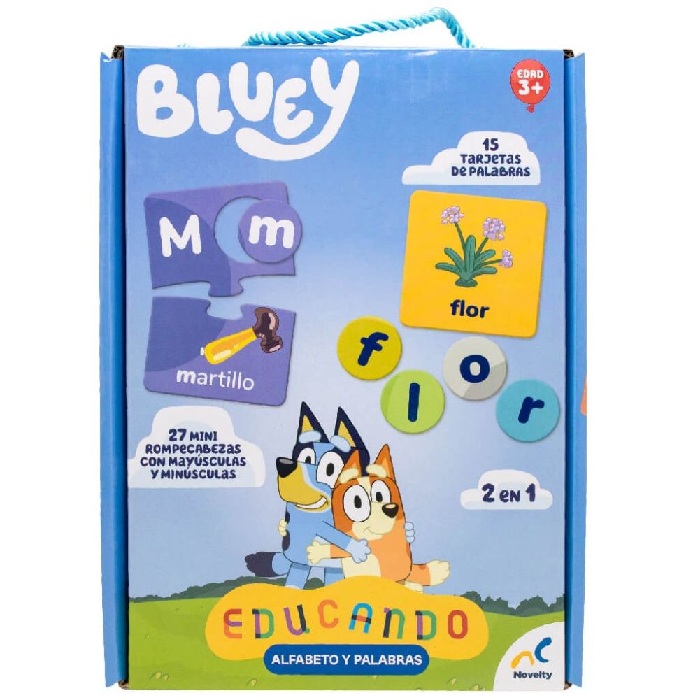 Juego de Mesa Bluey Alfabetos Y Palabras