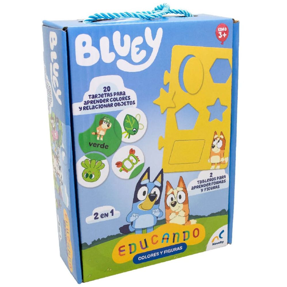  Juego de Mesa Bluey Colores Y Figuras