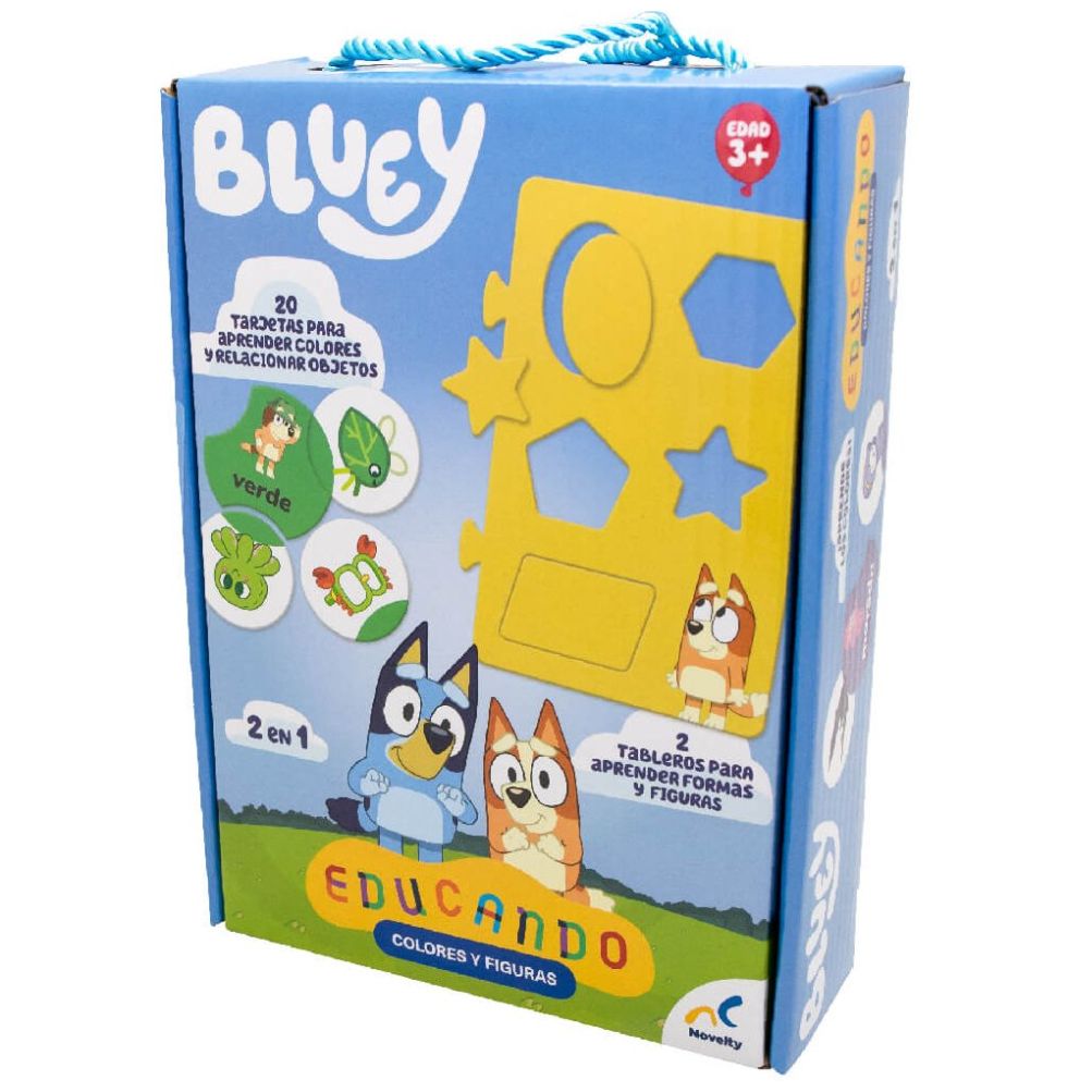  Juego de Mesa Bluey Colores Y Figuras