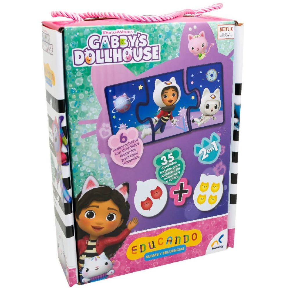  Juego de Mesa Gabbys Dall House Sumas Y Secuencias
