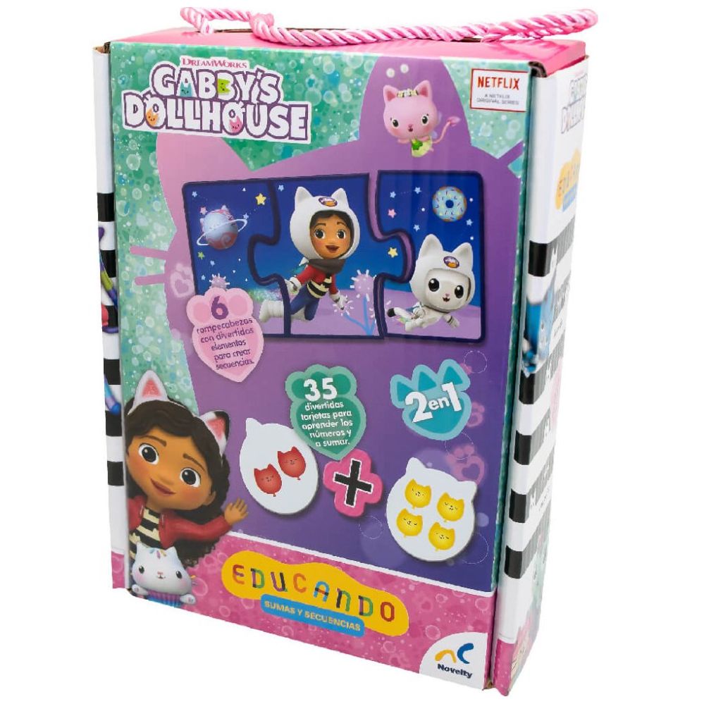  Juego de Mesa Gabbys Dall House Sumas Y Secuencias