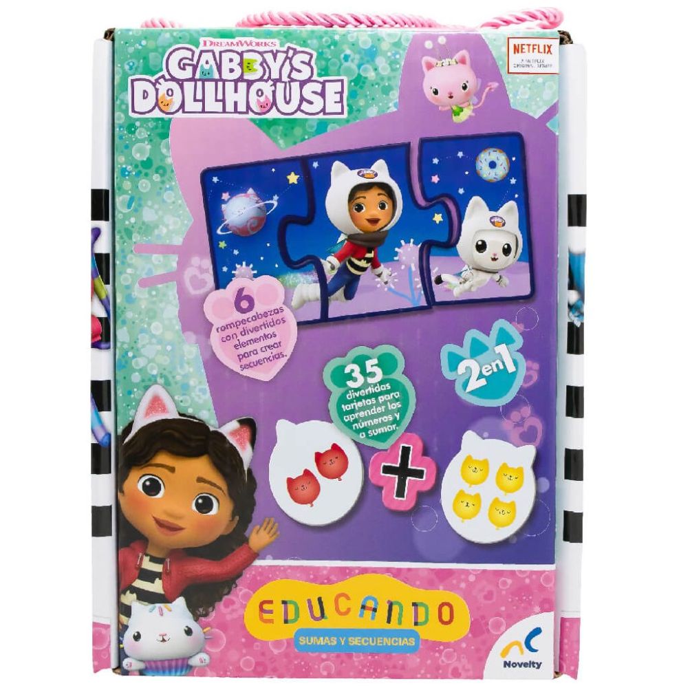  Juego de Mesa Gabbys Dall House Sumas Y Secuencias