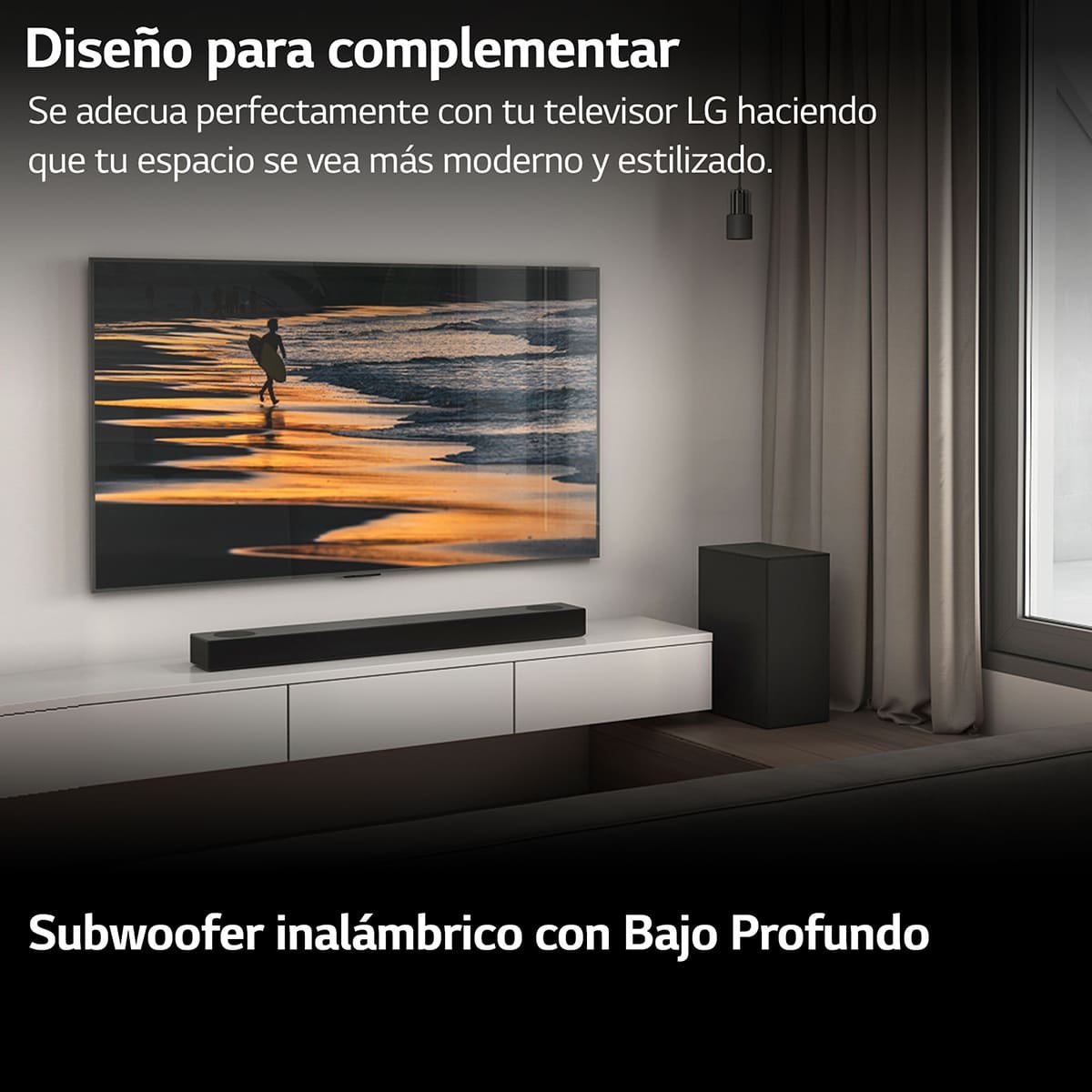 Barra de Sonido LG S75Qr 5.1.2 Canales