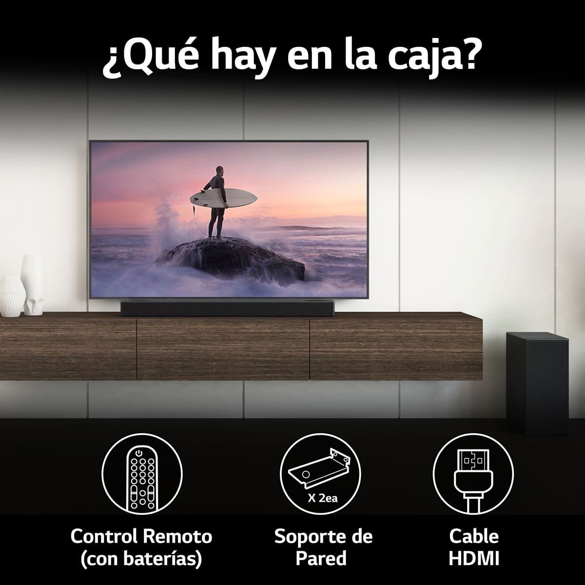 Barra de Sonido LG S75Qr 5.1.2 Canales