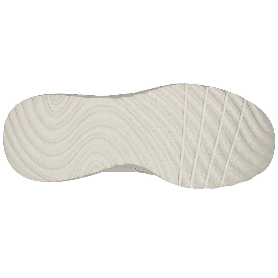 Tenis Slip On Resorte Cruzado Beige Skechers
