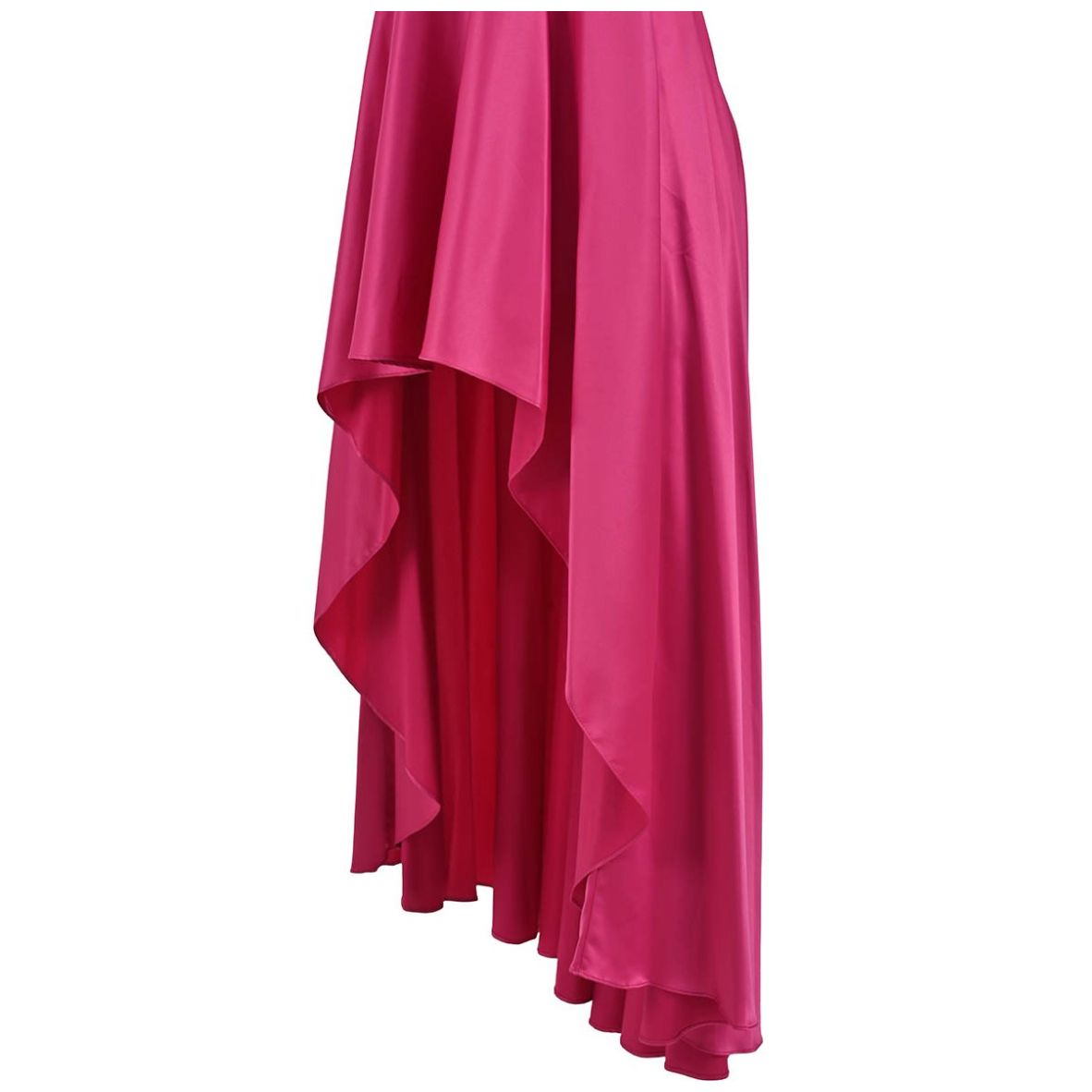 Vestido Largo la Ruiseñada Asimétrico Hombros Descubierto para Mujer