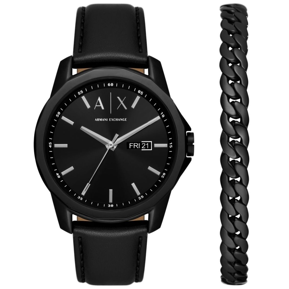 Set de Reloj para Caballero Marca Armani Exchange Modelo Ax7147Set