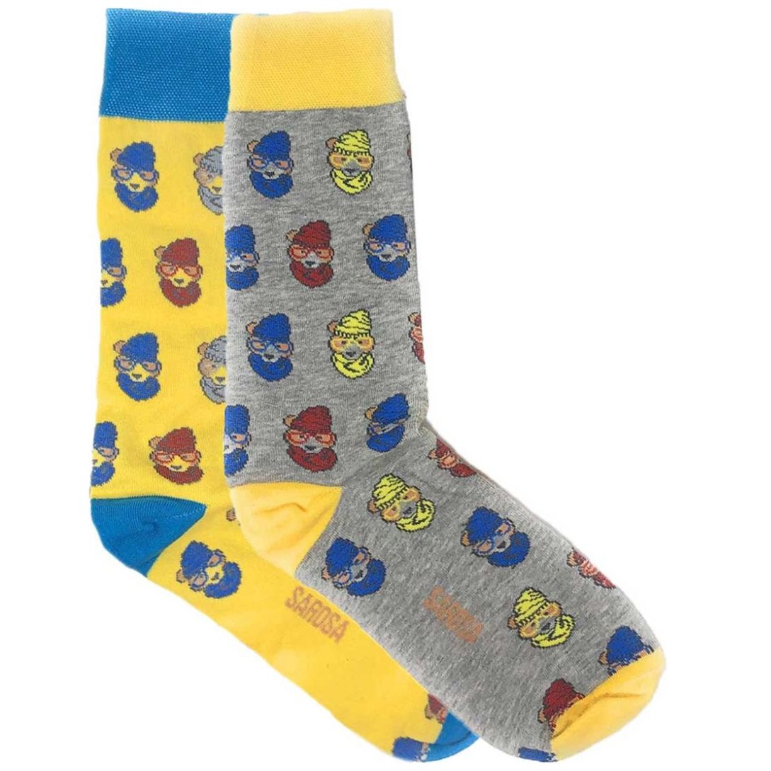 Calcetines para Hombre Oso Hipster Sarosa