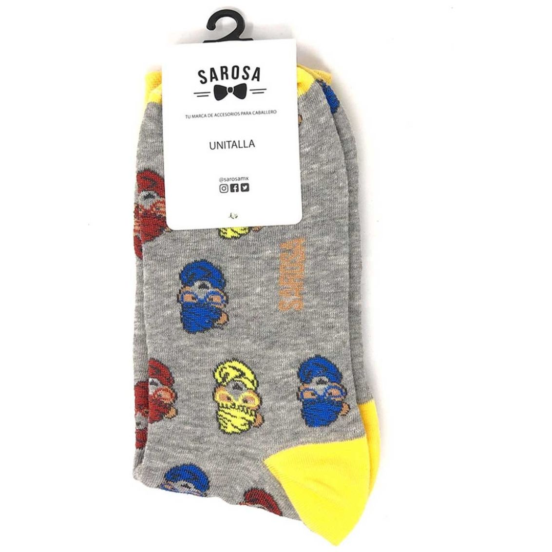 Calcetines para Hombre Oso Hipster Sarosa