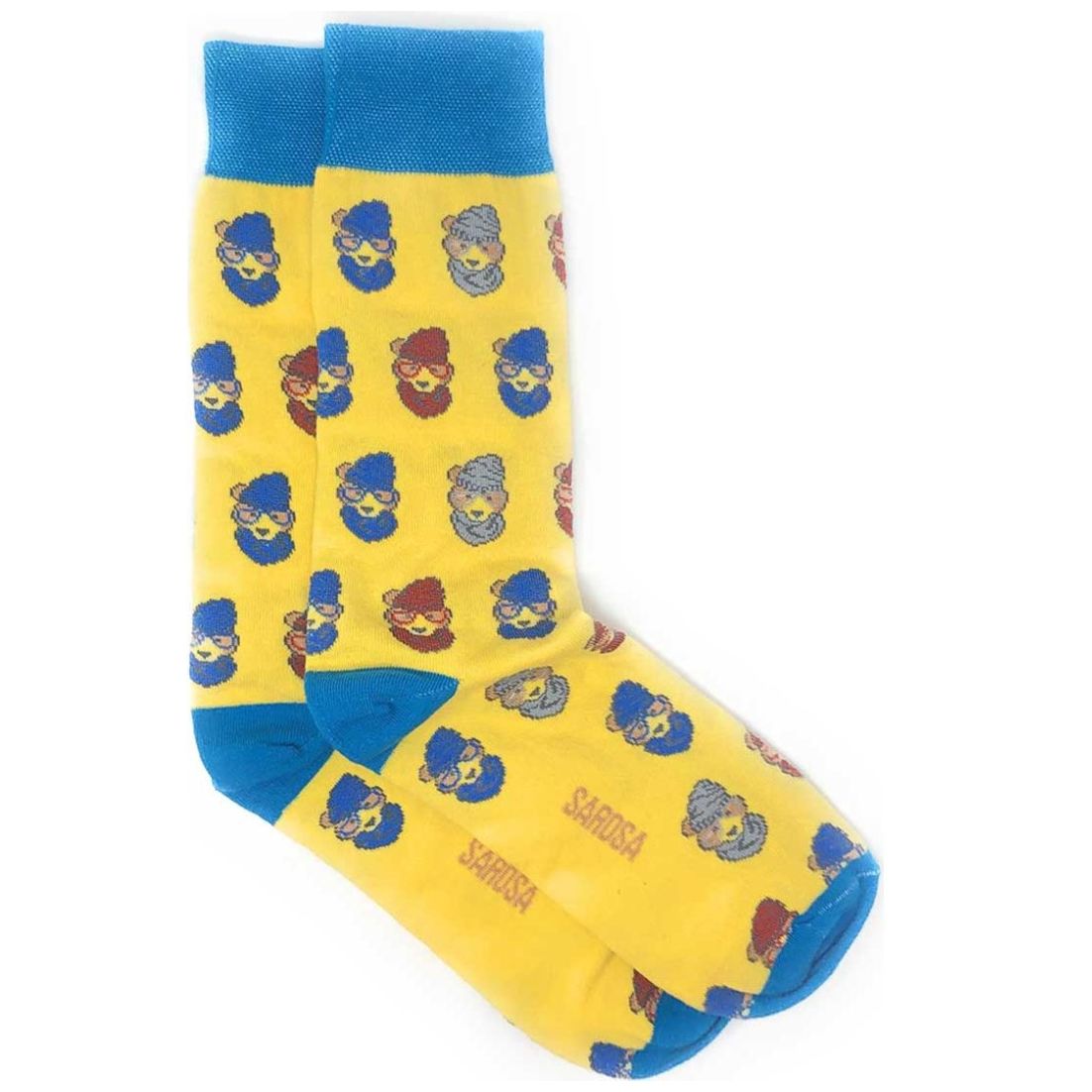 Calcetines para Hombre Oso Hipster Sarosa