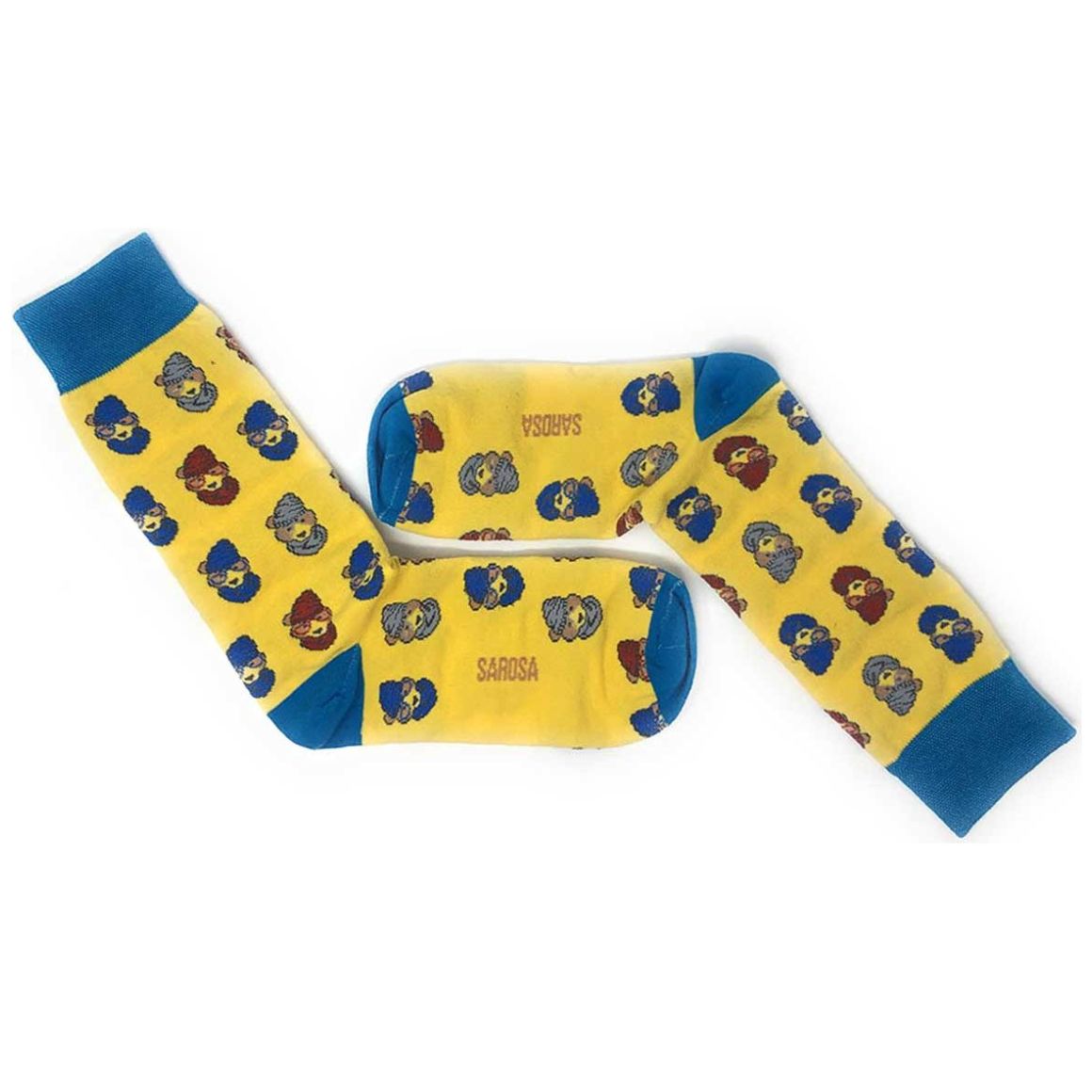 Calcetines para Hombre Oso Hipster Sarosa