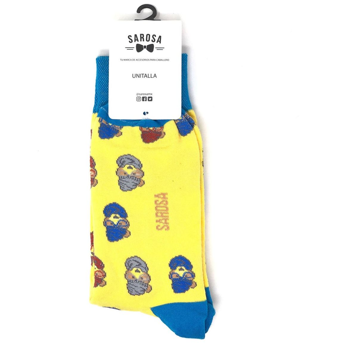 Calcetines para Hombre Oso Hipster Sarosa
