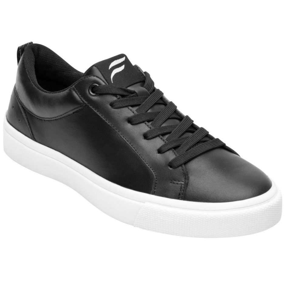 Tenis Casual Liso Negro Flexi