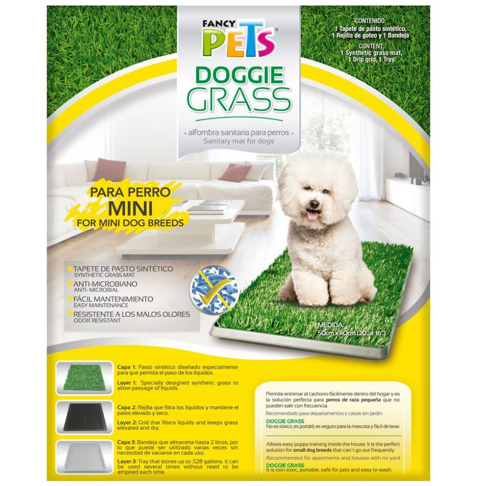 Pasto Sintético Doggie Grass Xch 50X40Cm Fancy Pets