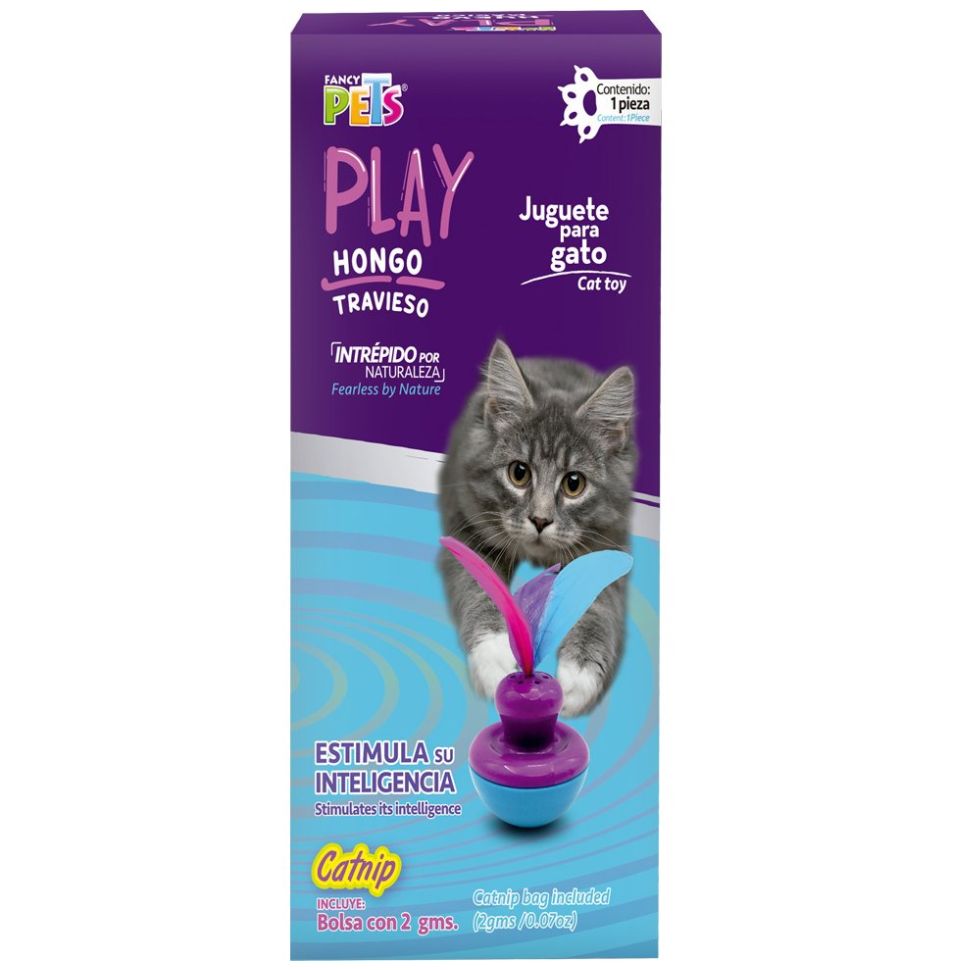 Juguete para Gato Hongo con Catnip Fancy Pets