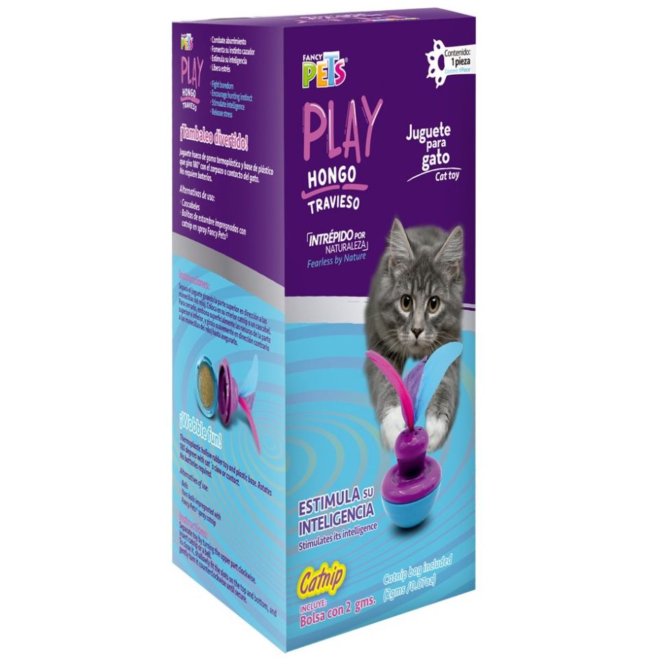 Juguete para Gato Hongo con Catnip Fancy Pets