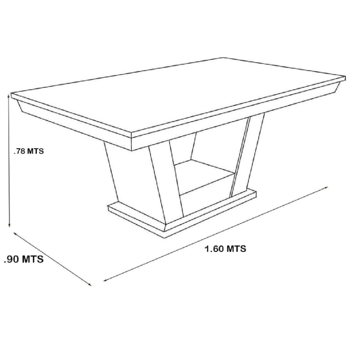 Mesa Rectangular Baltimore New Challenge