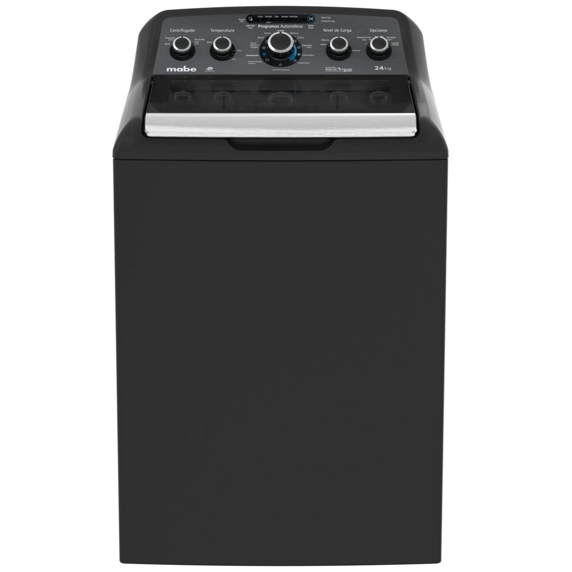 Lavadora Gris Mabe Carga Superior 24Kg Lma74215Wdab1