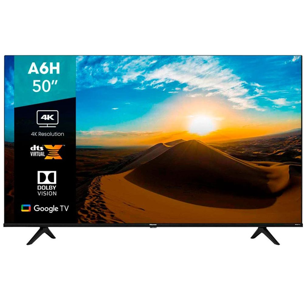 Pantalla Hisense 50" 4K Android Tv 50A6H