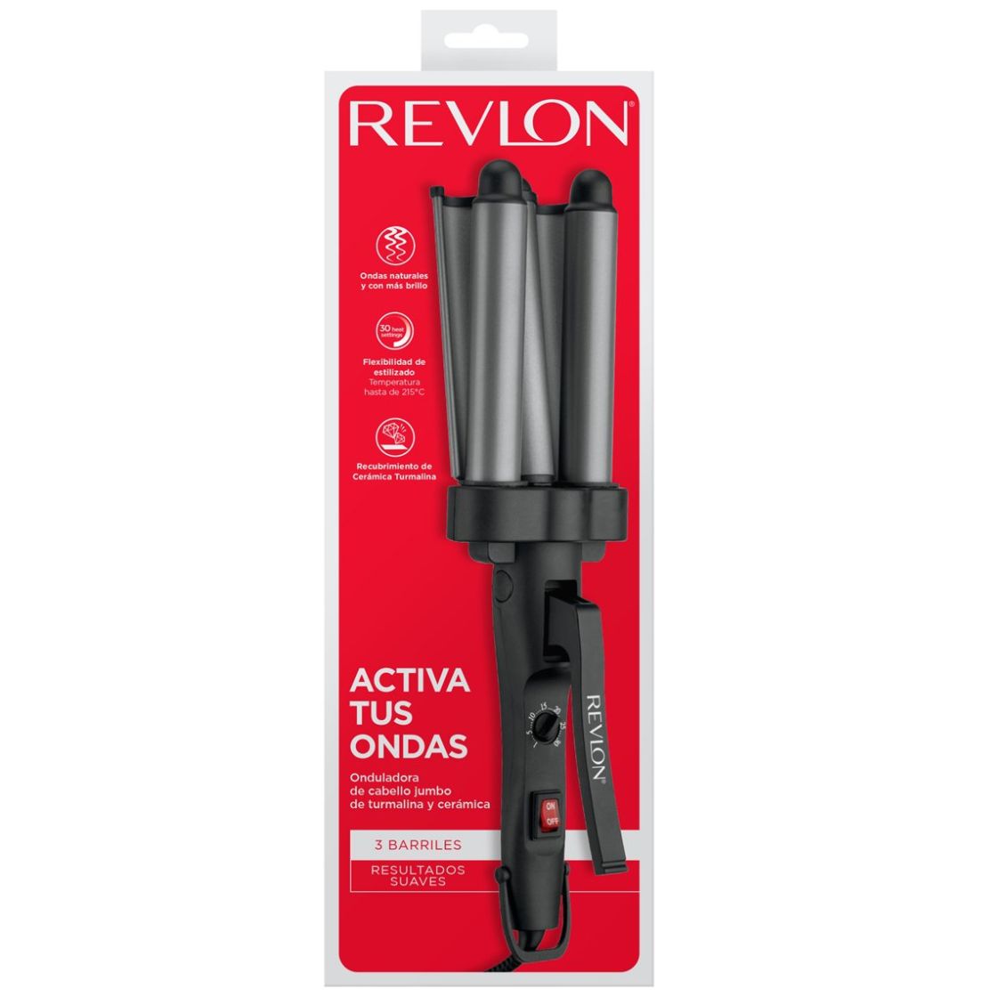 Revlon Waver Jumbo de 3 Barriles
