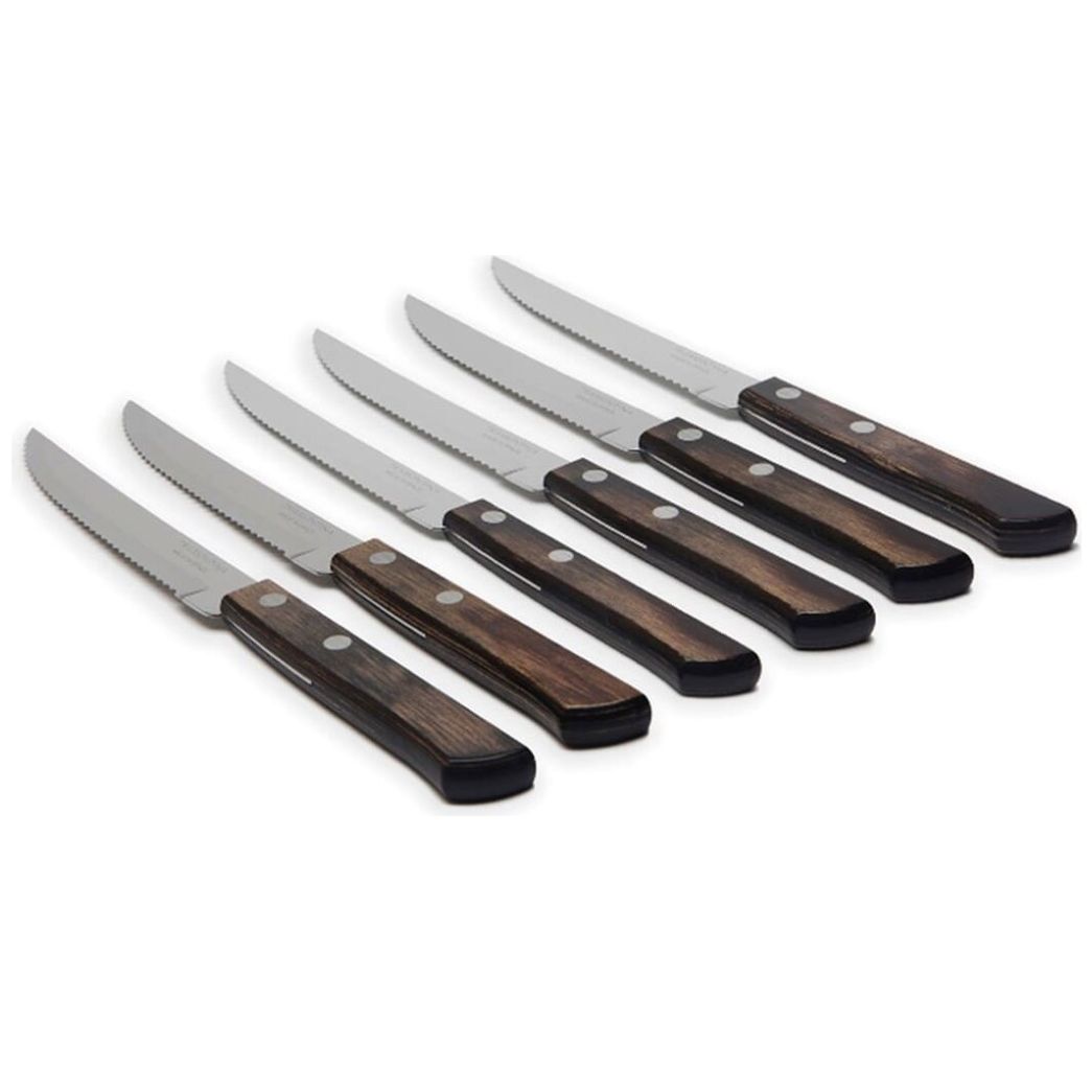 Tramontina Polywood Juego de Cuchillos Stainless Steel Knives Set with  Polywood Handle (3 pc)