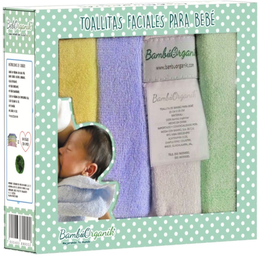   Kit de Toallas Faciales Bambuorganic B-012       