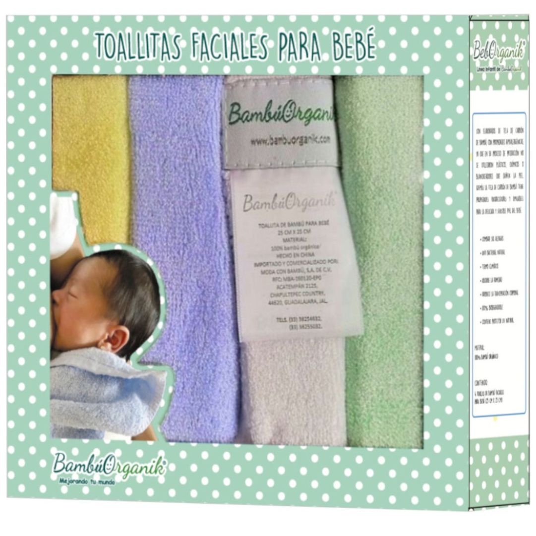   Kit de Toallas Faciales Bambuorganic B-012       