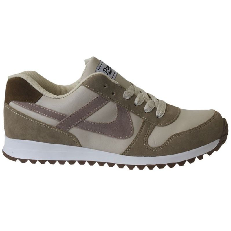Tenis Casual Choclo Beige Panam