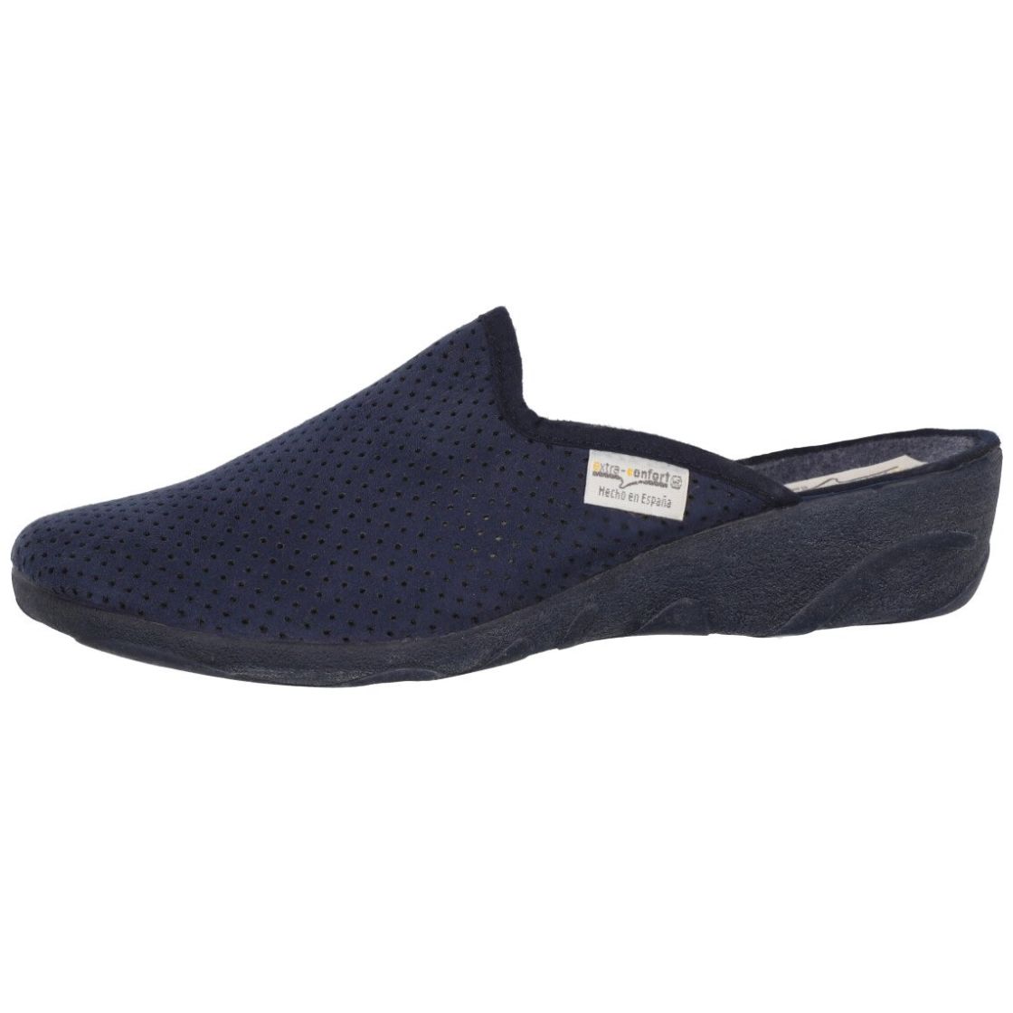 Pantufla Destalonada con Cuña Marino Extra Comfort