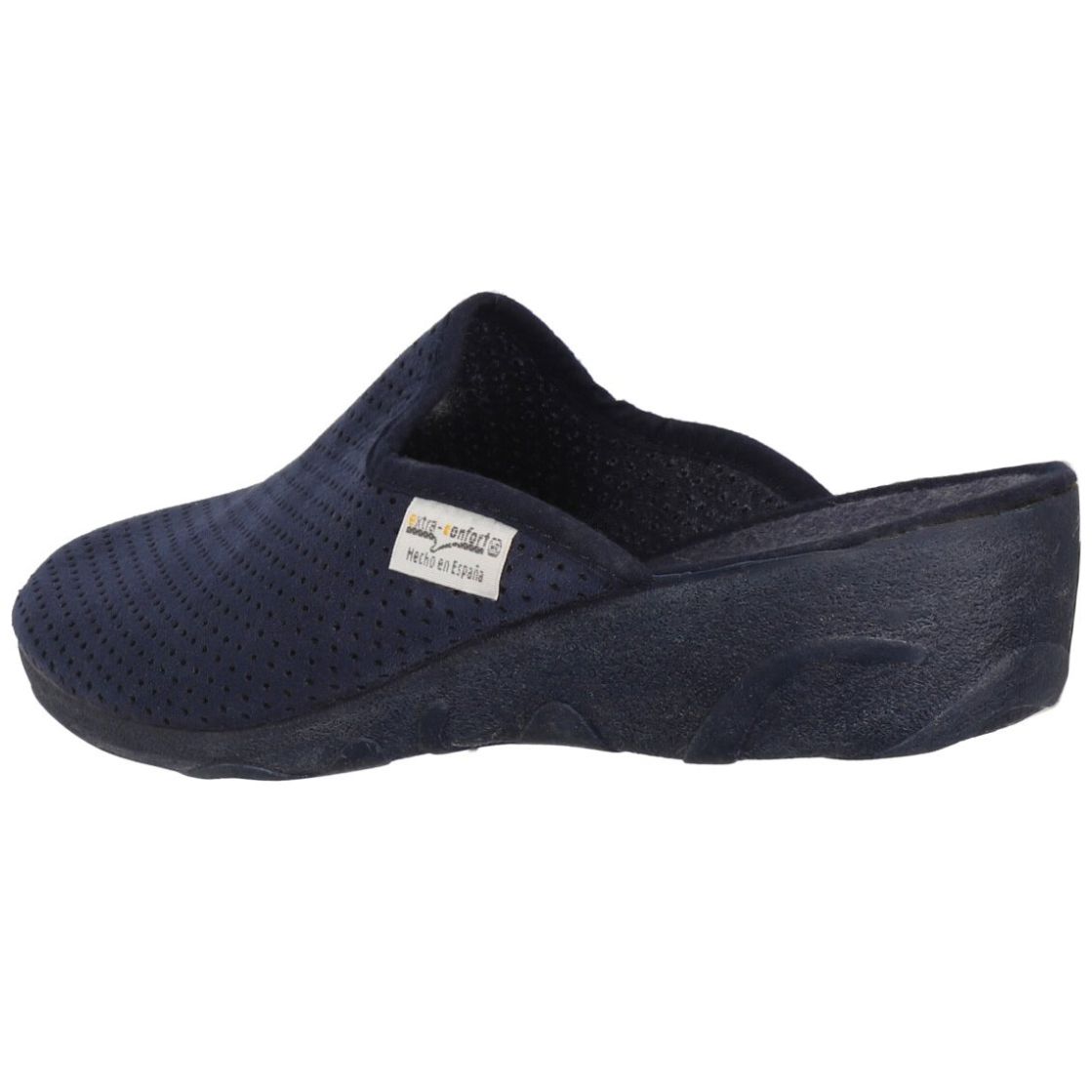Pantufla Destalonada con Cuña Marino Extra Comfort