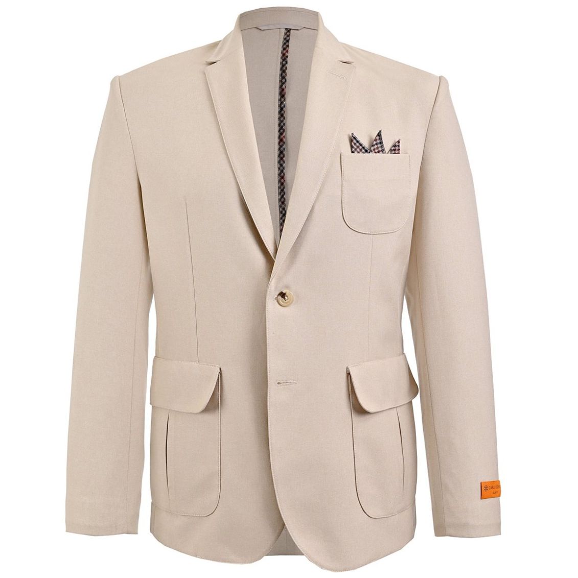 Saco Blazer para Hombre con Bolsas Tipo Parche Slim Fit Carlo Corinto
