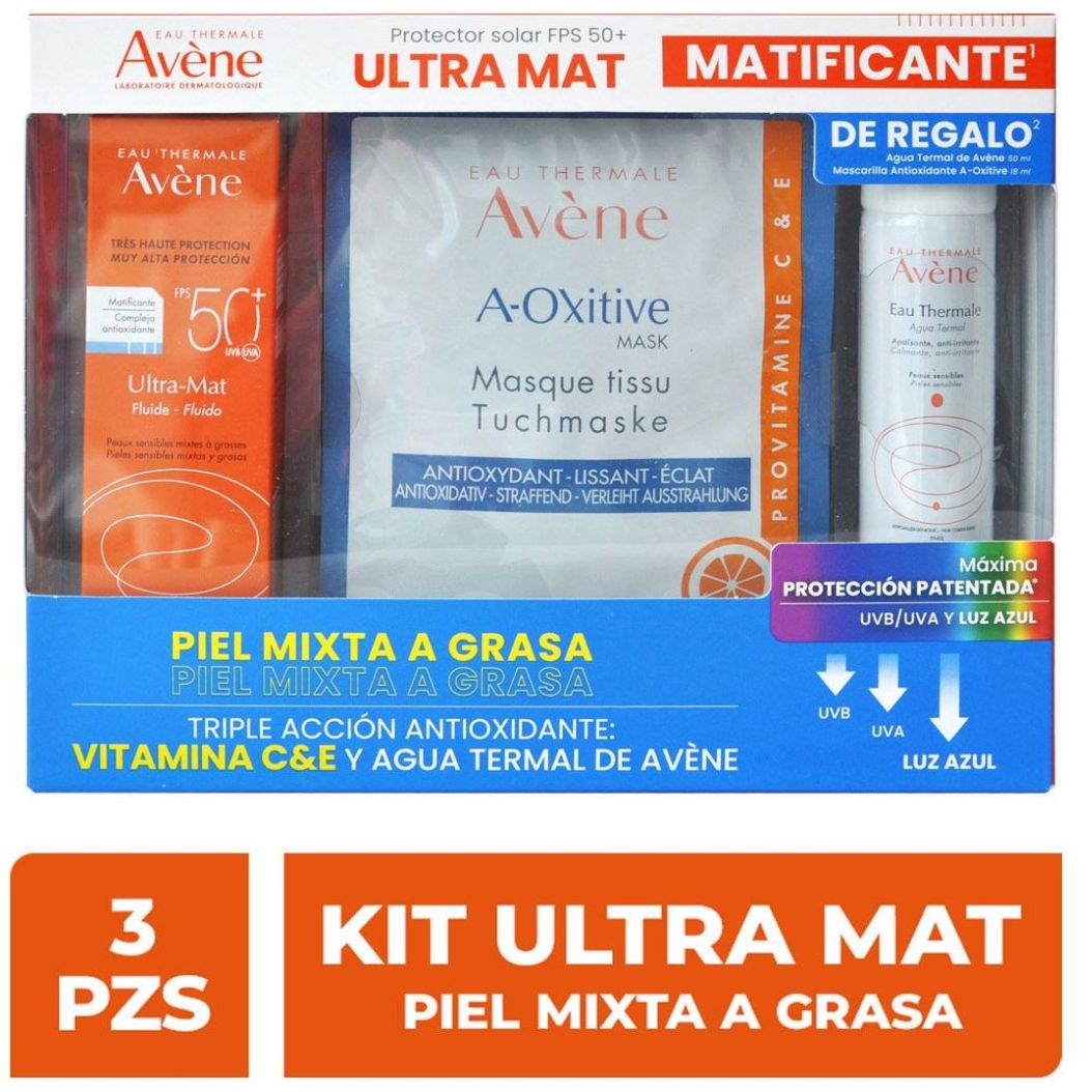 A- Kit Solares Ss 2023 Ultra Mat + Ata + A-Oxitive Mascarilla